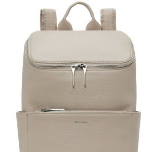 Matt & Nat BRAVE VEGAN BACKPACK in Cement Color New with Tags